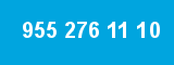 955 276 11 10 955 276 11 10